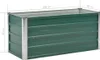 vidaXL Plateau de jardin Acier galvanisé 100x40x45 cm Vert Voir les images du produit 11