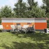 vidaXL Parawan kempingowy szaro-pomarańczowy 510x153 cm Podgląd zdjęcia produktu 2