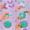 Curtzy Kunststoff Pompom Maker Set (6er Pack) mit Produktbild-Vorschau 4