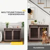 Cage pour chien PawHut, cage pour chien avec 2 portes Voir les images du produit 3