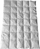 A white down comforter is laid flat on a white background, showing its quilted pattern. Produktbild-Vorschau