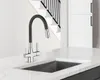 Dřezová kuchyňská baterie s filtrem Glamour, chrom/černá Náhled obrázku produktu 8