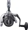 A studio shot of a fishing reel against a white background. Produktbild-Vorschau