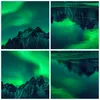 Bilder auf glas - Berg Gletscher Wasser - 70x70cm - Produktbild-Vorschau 8