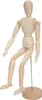 Wooden Human Figure Model Toy Movable Limbs Puppet Art Podgląd zdjęcia produktu 4