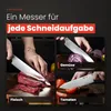 PAUDIN D1 Profi-Kochmesser 20 cm – Japanisches Küchenmesser Produktbild-Vorschau 5