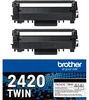 Brother TN2420TWIN kit toner originale confezione doppia Anteprima dell’immagine prodotto 1