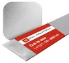 Barra piatta in alluminio satinato 30x3mm 20cm Profilo Anteprima dell’immagine prodotto 1