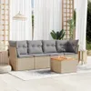 Modulares Garten-Sofa-Set, 5-teilig, für Außenbereich, Produktbild-Vorschau 2