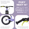 Puky 4147, 2 rok/roky, 2 kolo/kola, Plast, Černá, Purpurová Náhled obrázku produktu 8