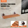 VEVOR Sedile da doccia pieghevole in teak, 50,6 x 33,3 cm Anteprima dell’immagine prodotto 2