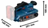 Levigatrice a nastro a batteria Bosch GBS 18V-75 18 V 76 x Anteprima dell’immagine prodotto 5