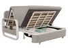 Schlafsofa HWC-M83, Schlafcouch Couch Sofa, Schlaffunktion Produktbild-Vorschau 13
