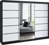 Schwebetürenschrank 200 cm, 3-türig, mit Spiegel & 4 Produktbild-Vorschau 1