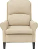 vidaXL Fotel kremowy 76 x 94 x 102 cm mikrofibra Podgląd zdjęcia produktu 4