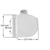 1 x Selve Rollladen Design Gurtwickler weiß Mini 5 m Produktbild-Vorschau 2