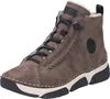 A single brown Rieker boot is shown against a white background. Náhled obrázku produktu
