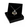 Herz Unendlichkeit Halskette Gold I Echtsilber Infinity Geschenkidee I 45cm Produktbild-Vorschau