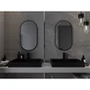 Mexen Loft lustro łazienkowe owalne 80 x 45 cm, rama czarna Podgląd zdjęcia produktu 4