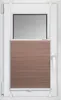 A pleated blind is shown covering the lower half of a window frame. Produktbild-Vorschau