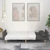 vidaXL Canapé-lit 2 places avec 2 coussins Tissu gris foncé Voir les images du produit 3