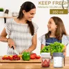 2er Set Overnight Oats Glasbecher mit Deckel & Löffel, Produktbild-Vorschau 6