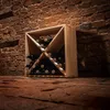 KADAX Weinregal aus Holz, 52 x 25.5 x 52 cm, Natürlich, 1 Produktbild-Vorschau 10