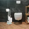Relaxdays WC Garnitur, stehender Klopapierhalter mit Produktbild-Vorschau 2