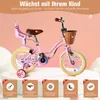 Kinderfahrrad 12–16 Zoll, Korb, Puppensitz & Stützräder 1 Produktbild-Vorschau 2