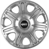 4x 14" Zoll Radkappen Silber Radzierblenden Radblenden 14 Produktbild-Vorschau 3