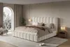 Lit double rembourré 160 × 200 cm avec coffre de rangement Voir les images du produit 13