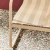 Salotto da giardino in metallo, 4 posti, Beige Anteprima dell’immagine prodotto 4