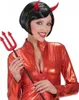 Kleine, rote Teufelshörner als Haarreif für Halloween & Produktbild-Vorschau 2