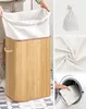 SONGMICS Cesto per il bucato con coperchio, 72 litri, cesto Anteprima dell’immagine prodotto 4
