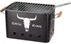 BBQ-Grill King rettangolare, zinco, 32x20x20 cm, nero Anteprima dell’immagine prodotto 17