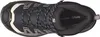 Top-down view of a black and gray hiking boot. Produktbild-Vorschau