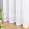 2 Stück Vorhänge Weiß Transparente Voile Lichtfilternd Produktbild-Vorschau 8