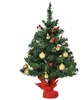 Mini Weihnachtsbaum beleuchtet, Tischbaum mit LED & Kugeln, Produktbild-Vorschau 3