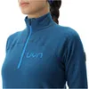 UYN Nival 2nd Layer Half-Zip Ski-Funktionsshirt Damen blue Produktbild-Vorschau 4