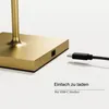 SIGOR Akku-Tischleuchte Nuindie USB-C mini 25cm goldfarben Produktbild-Vorschau 11
