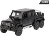 Modello 1:34, Mercedes-Benz G63 AMG 6x6, nero Anteprima dell’immagine prodotto 1