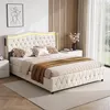 OYAJIA Polsterbett 90x200cm mit LED, Doppelbett mit 2 Produktbild-Vorschau 11