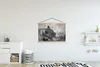 MuchoWow® Textilposter Löwin - Jungtier - Schwarz 120x80 cm Produktbild-Vorschau 2