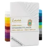 Lavea® Jersey Spannbettlaken 180-200x200cm - 35cm Steg für Produktbild-Vorschau 1