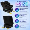 KidsZone Silla Coche Bebe Grupo 0 1 2 3 Isofix, Pata Apoyo Vista previa de la imagen del producto 5