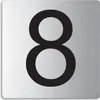 Türnummer I Zimmernummer I EdeIstahI TürschiId "8" I 85x85 Produktbild-Vorschau 1