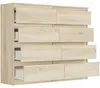 Komoda 120 cm 8 zásuvek skříňka FRAMIRE R-120-S8 sonoma Náhled obrázku produktu 6