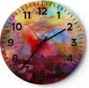 Wanduhr - Rund - Glasuhr - Abstraktion modern - 30x30cm - Produktbild-Vorschau 1