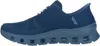 A side view of a blue Skechers shoe. Voir les images du produit