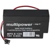 Multipower MP0.8-12H Blei Akku mit Molex 43025-200 Stecker Produktbild-Vorschau 1